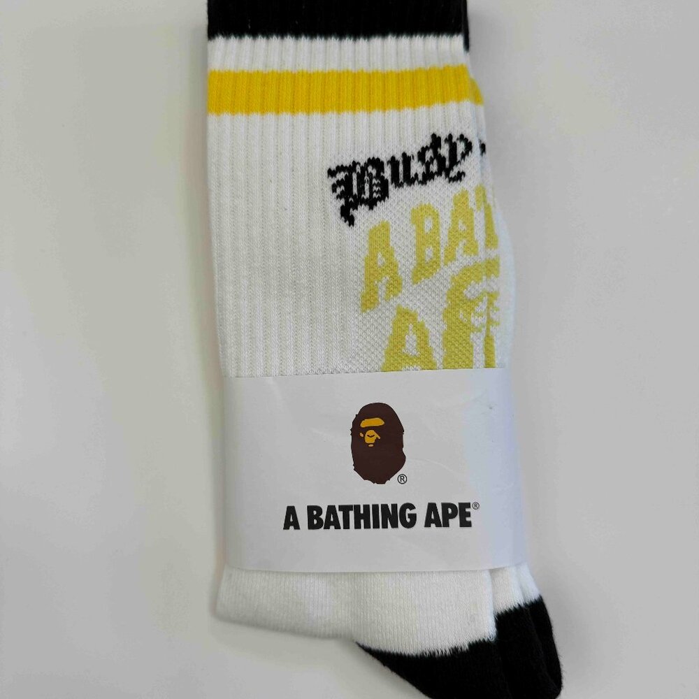 A Bathing Ape Socks - New Men | Color: Yellow | Size: One Size